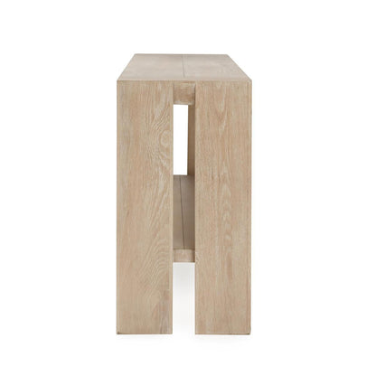 Troy Rectangle Console Table - Aged Cream