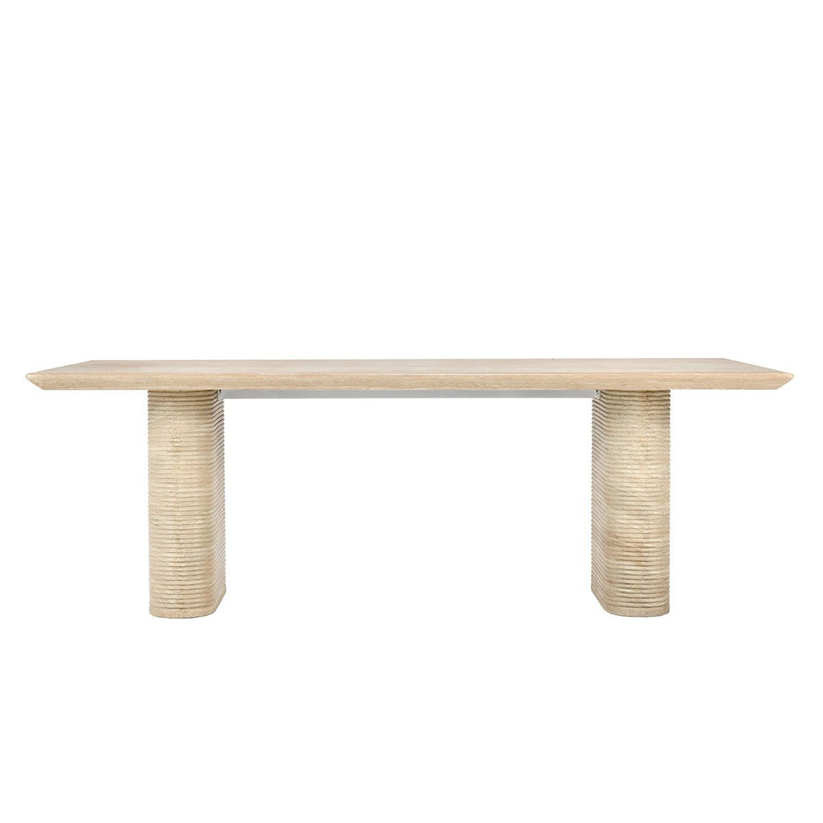 Aiden Outdoor Rectangle Dining Table - Beige