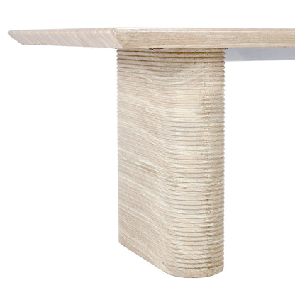 Aiden Outdoor Rectangle Dining Table - Beige