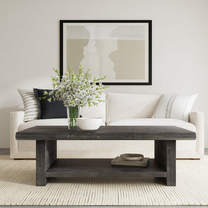 Larson Rectangle Coffee Table - Carbon Black
