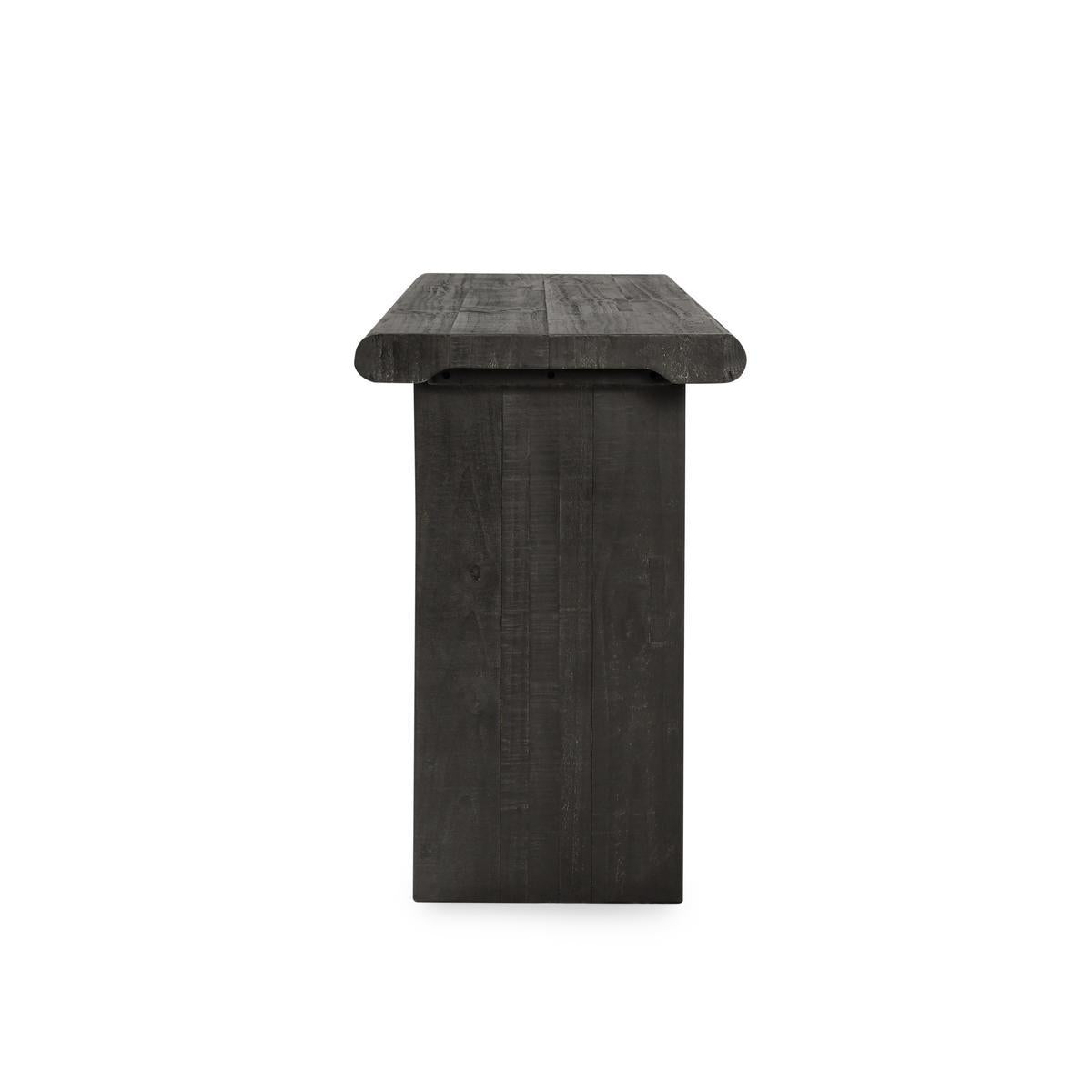 Larson Rectangle Console Table - Carbon Black