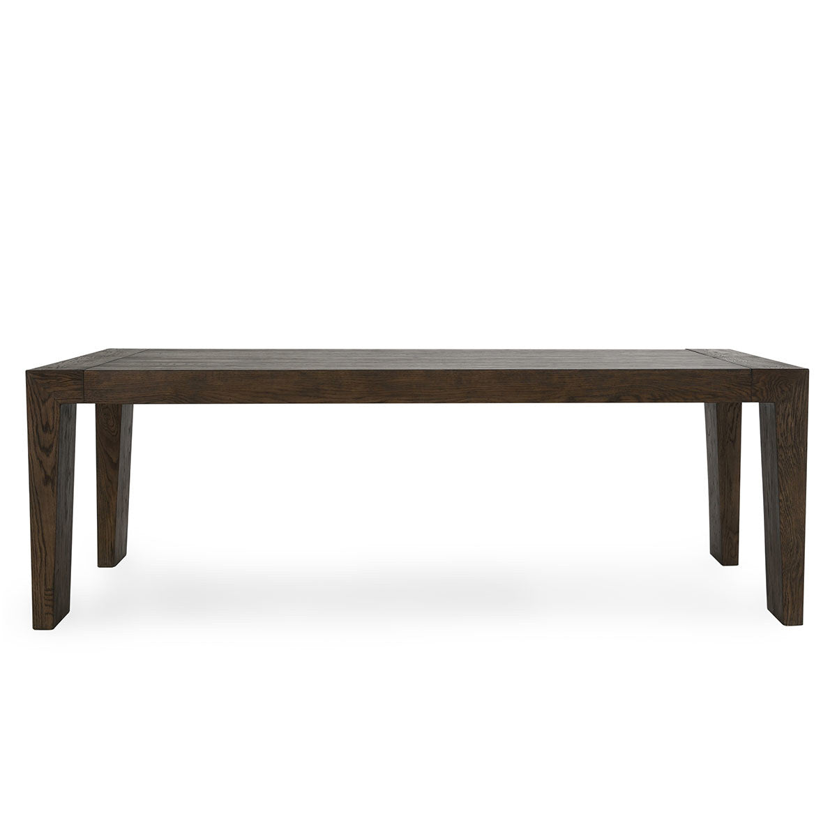Troy Rectangle Dining Table - Suede Brown