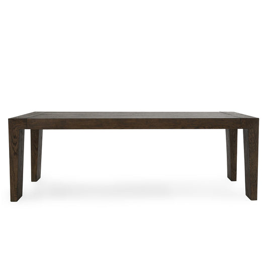 Troy Rectangle Dining Table - Suede Brown
