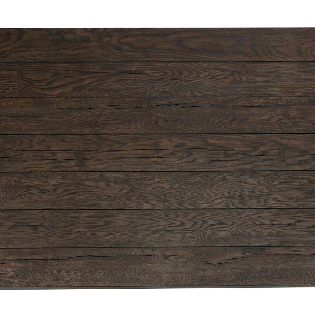 Troy Rectangle Dining Table - Suede Brown