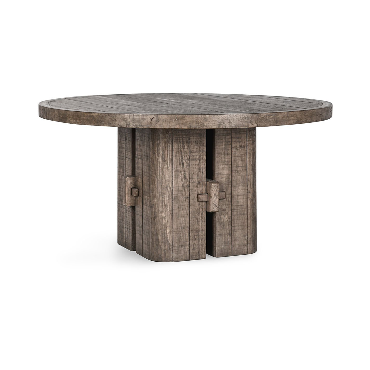 Rosemount Round Dining Table - Aged Brown