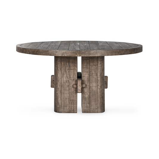 Rosemount Round Dining Table - Aged Brown