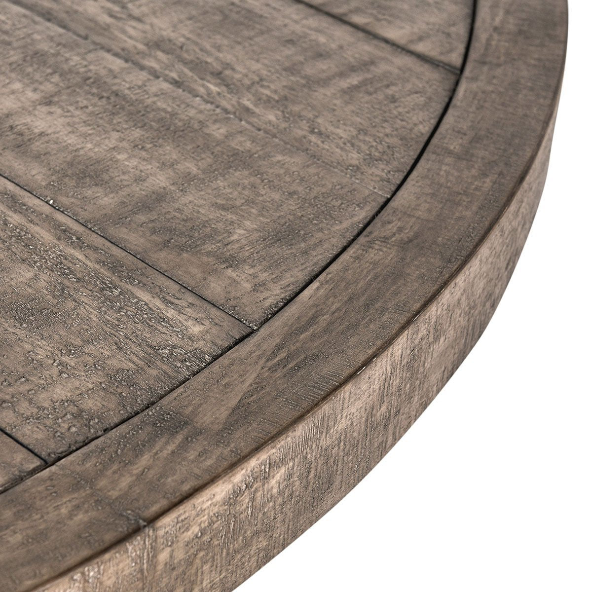 Rosemount Round Dining Table - Aged Brown