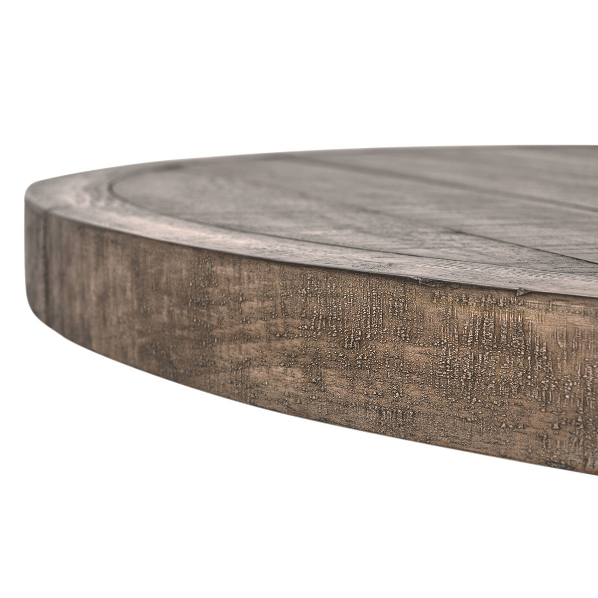 Rosemount Round Dining Table - Aged Brown