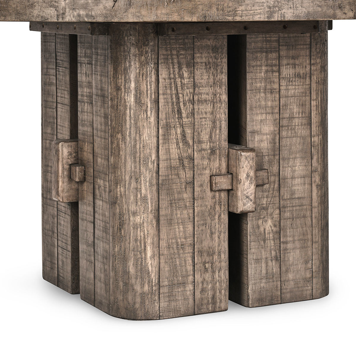 Rosemount Round Dining Table - Aged Brown