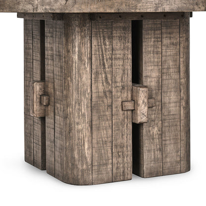 Rosemount Round Dining Table - Aged Brown