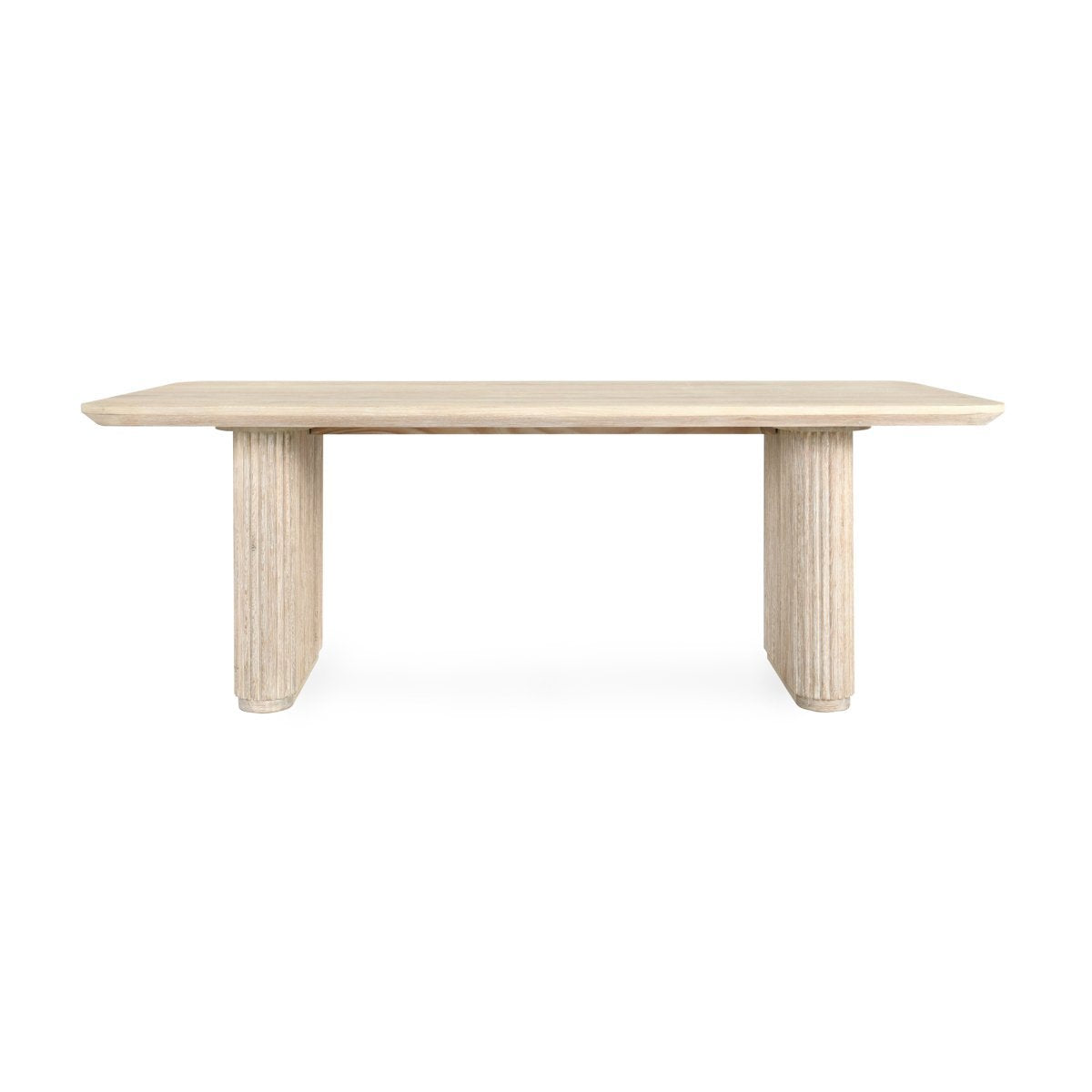 Vander Rectangle Dining Table - Cream Washed