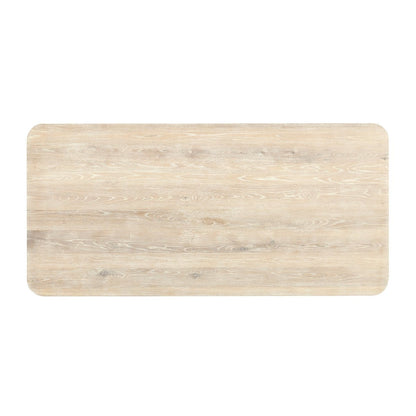 Vander Rectangle Dining Table - Cream Washed