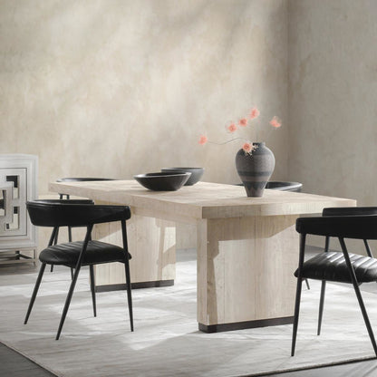 Lynx Rectangle Dining Table - Antique White