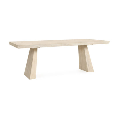 Sanford Rectangle Dining Table - Cream Washed