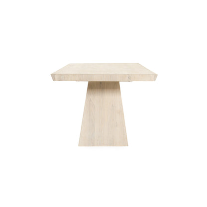 Sanford Rectangle Dining Table - Cream Washed