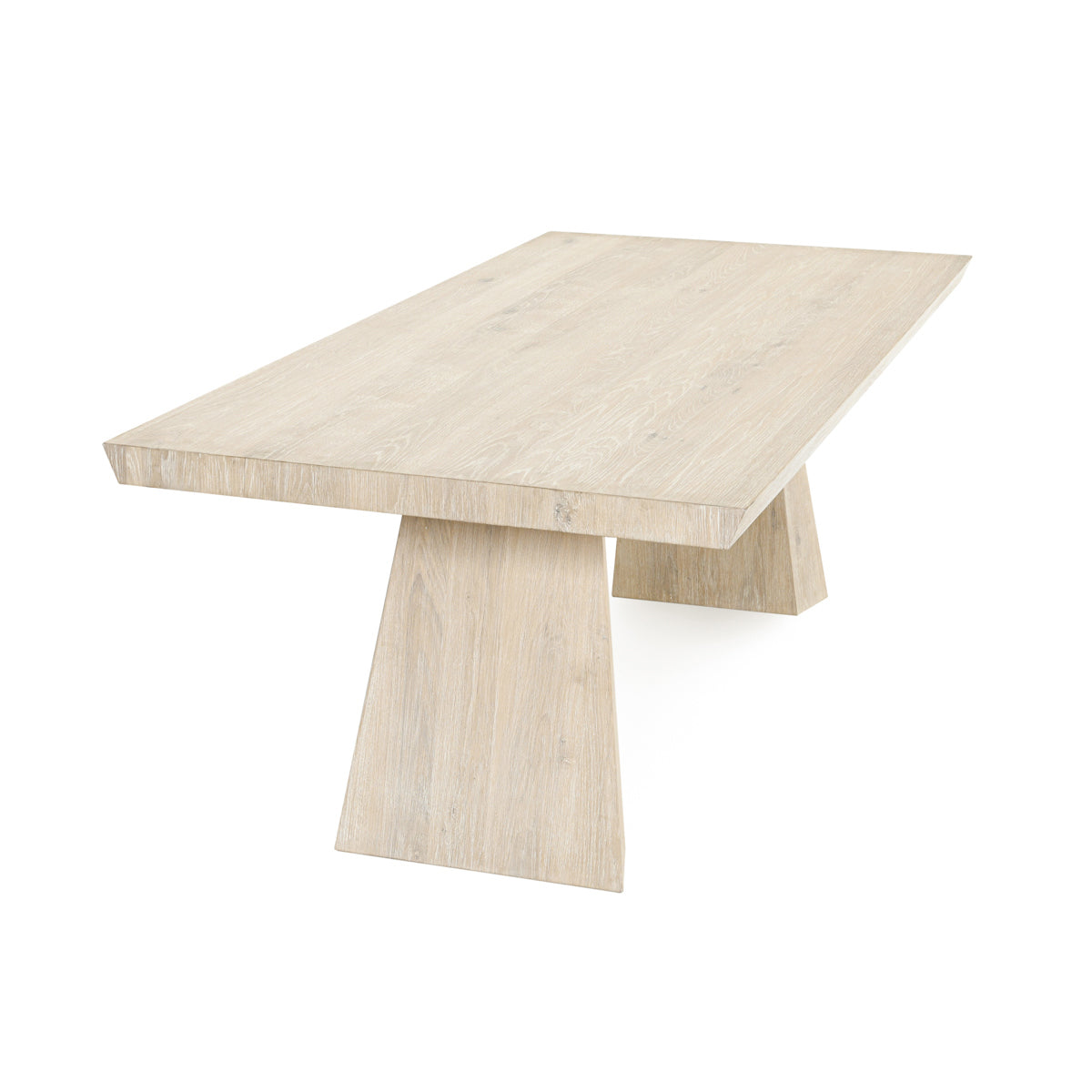 Sanford Rectangle Dining Table - Cream Washed
