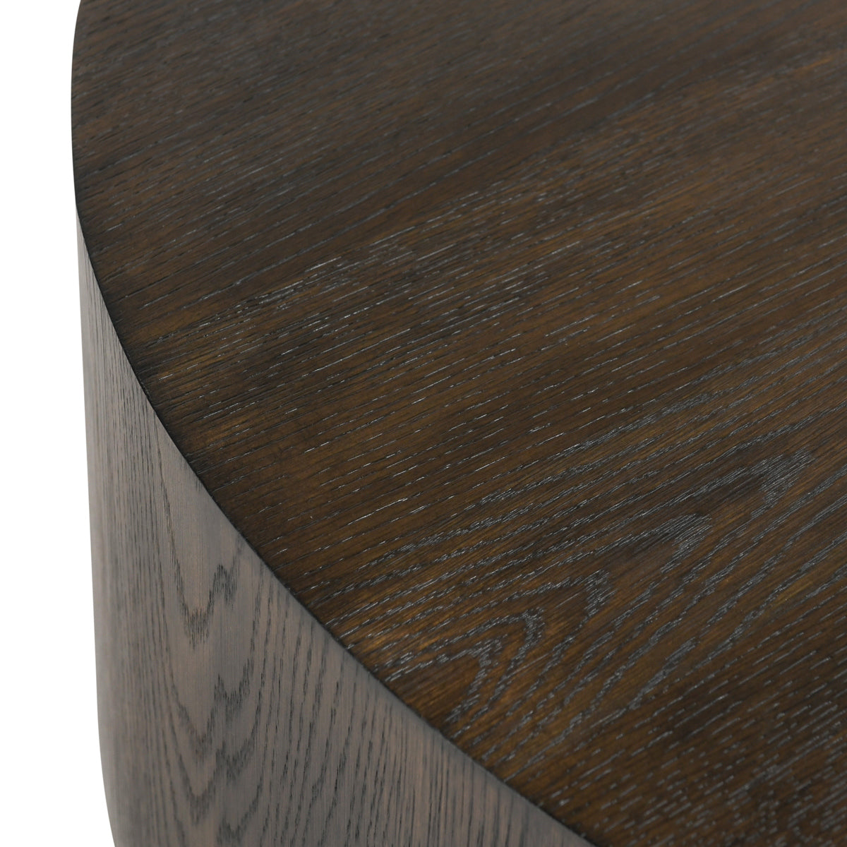 Runa Round Coffee Table - Coffee Brown