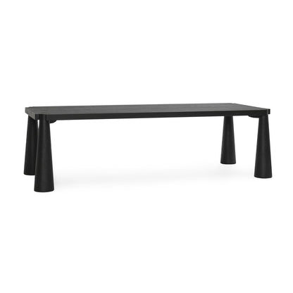 Atrop Rectangle Dining Table - Ink Black