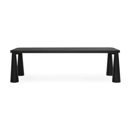 Atrop Rectangle Dining Table - Ink Black