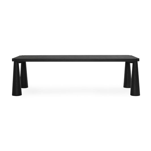 Atrop Rectangle Dining Table - Ink Black