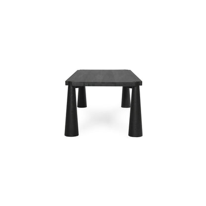 Atrop Rectangle Dining Table - Ink Black
