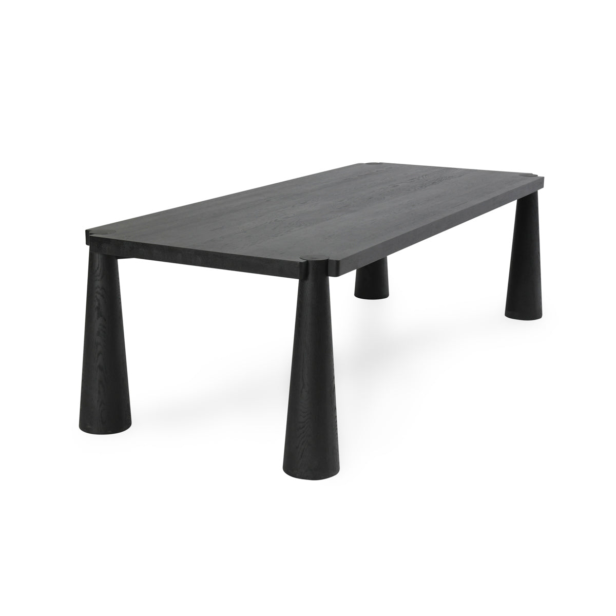 Atrop Rectangle Dining Table - Ink Black