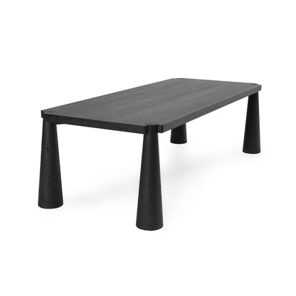 Atrop Rectangle Dining Table - Ink Black