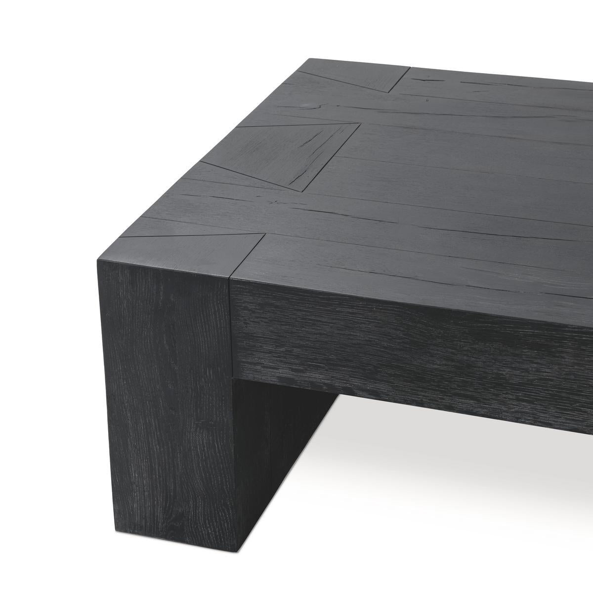Bristol Rectangle Coffee Table - Aged Black