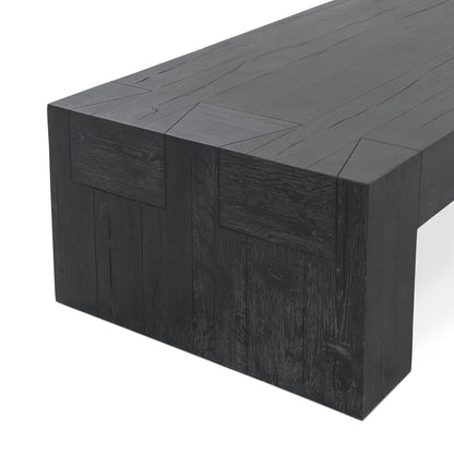 Bristol Rectangle Coffee Table - Aged Black
