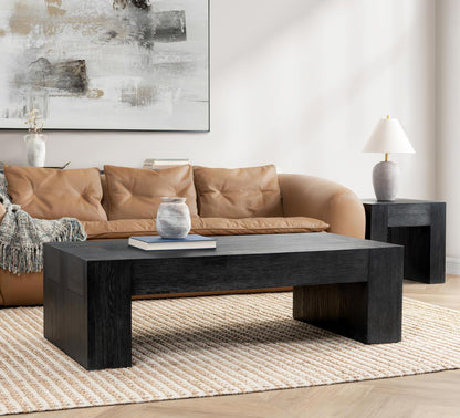 Bristol Rectangle Coffee Table - Aged Black