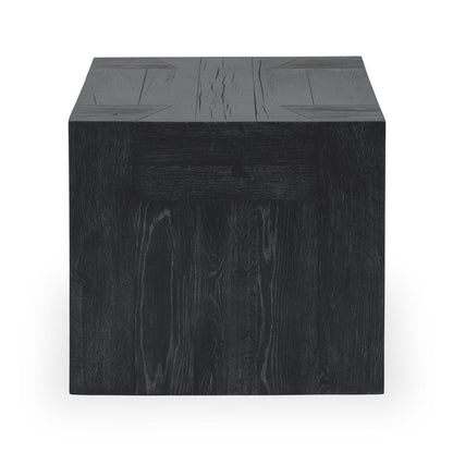 Bristol Square End Table - Aged Black