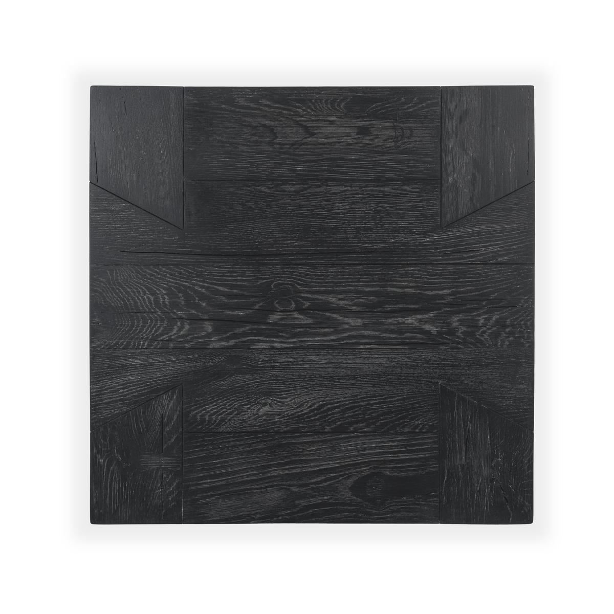 Bristol Square End Table - Aged Black