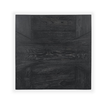 Bristol Square End Table - Aged Black