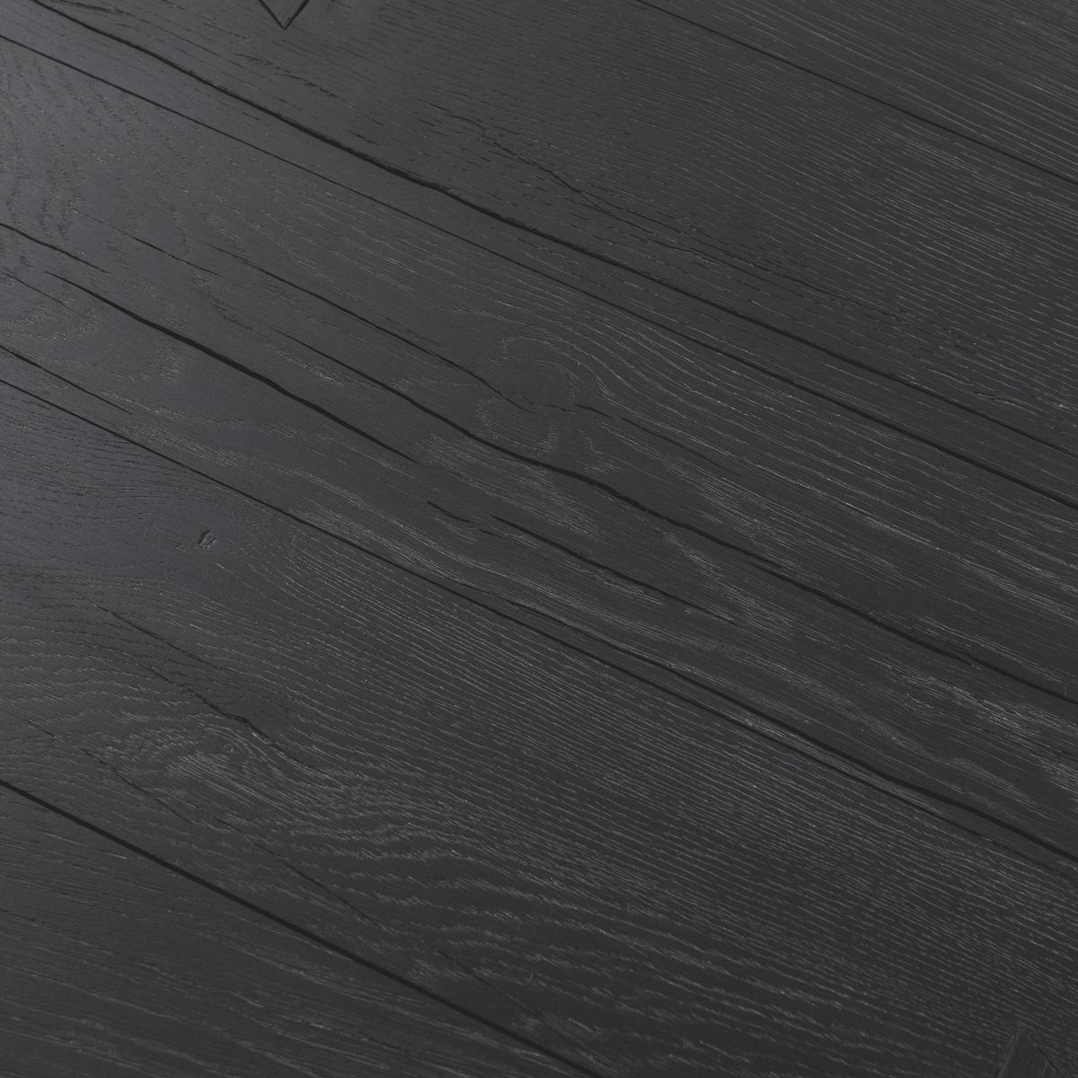 Bristol Square End Table - Aged Black