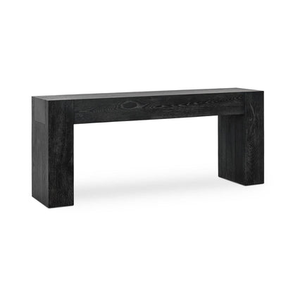 Bristol Rectangle Console Table - Aged Black
