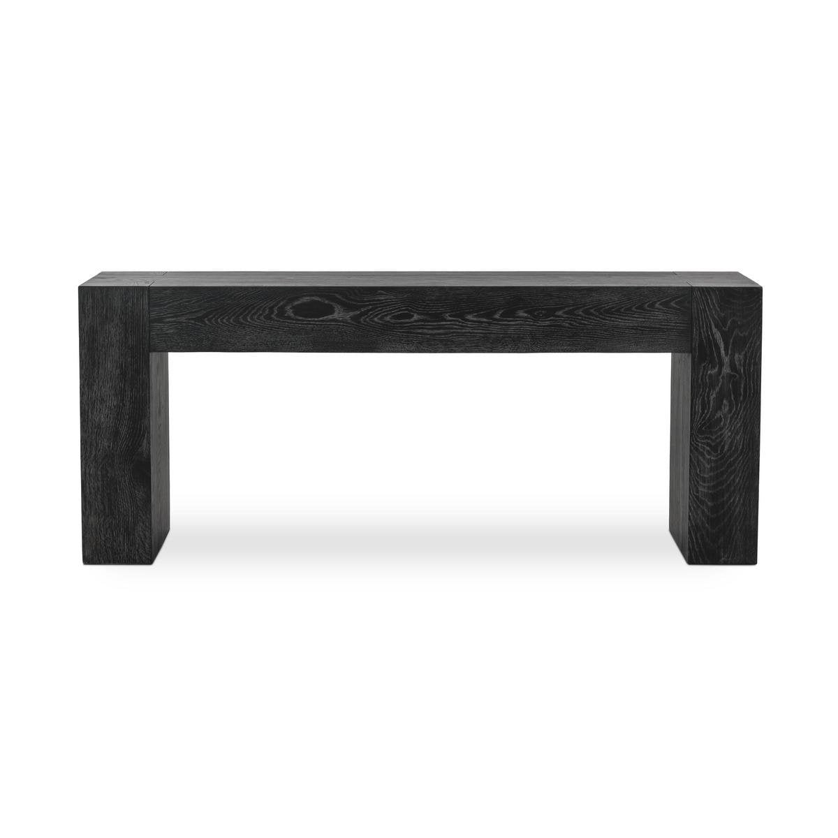 Bristol Rectangle Console Table - Aged Black