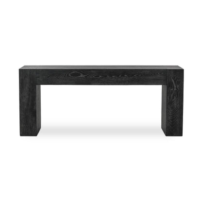 Bristol Rectangle Console Table - Aged Black