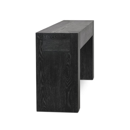 Bristol Rectangle Console Table - Aged Black