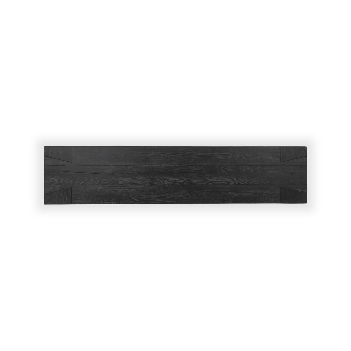Bristol Rectangle Console Table - Aged Black
