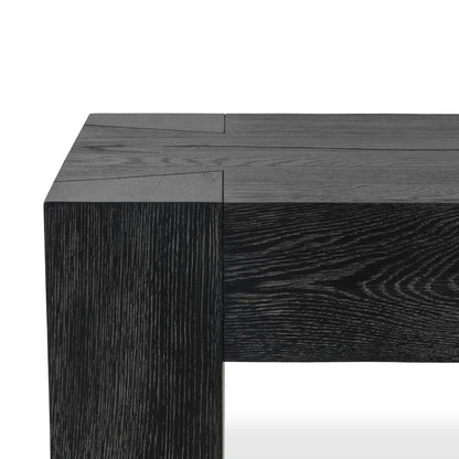 Bristol Rectangle Console Table - Aged Black