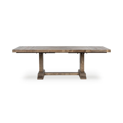 Dita 63"-95" Extendable Dining Table Warm Natural