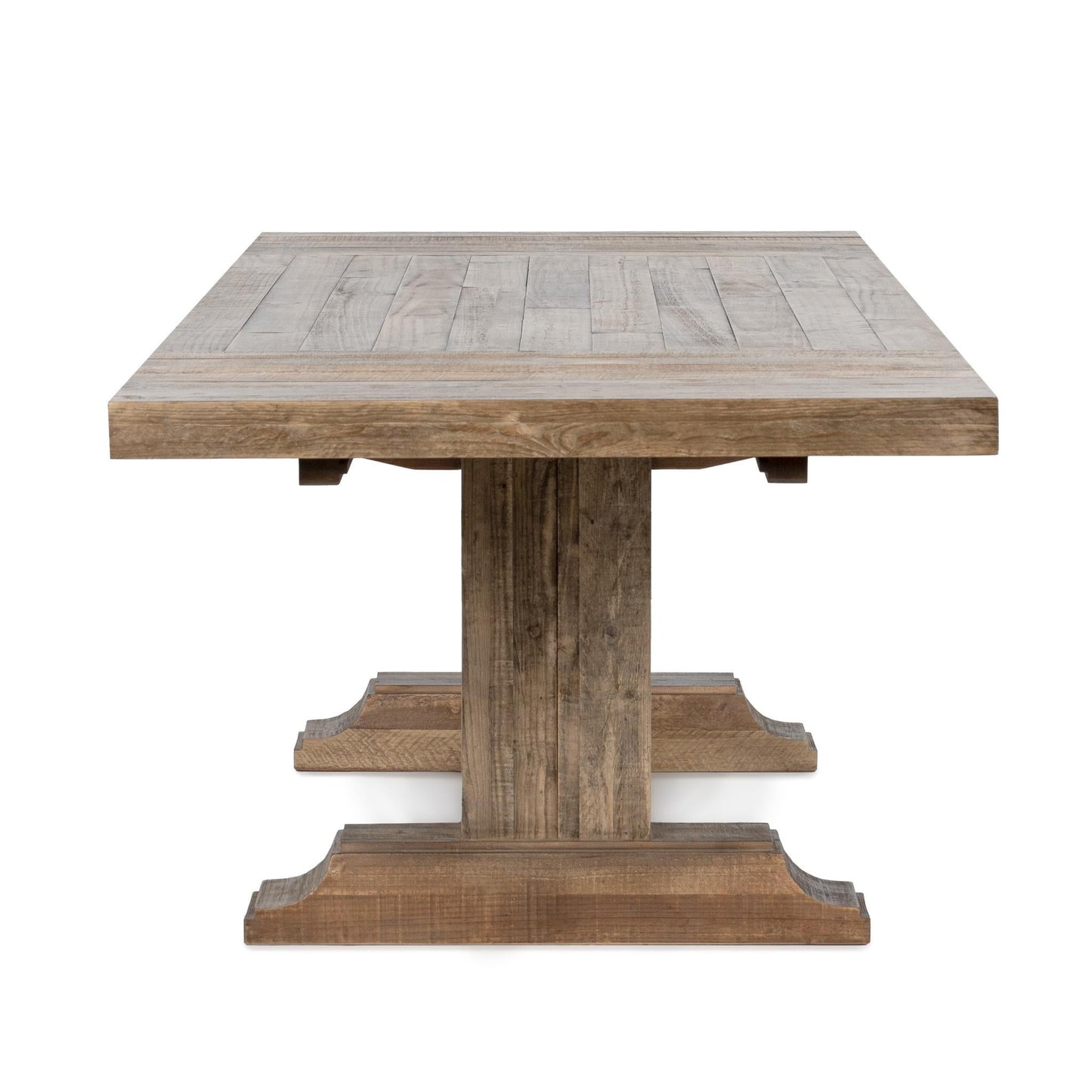 Dita 63"-95" Extendable Dining Table Warm Natural