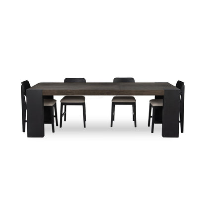 Deaven Rectangle Dining Table - Toasted Brown