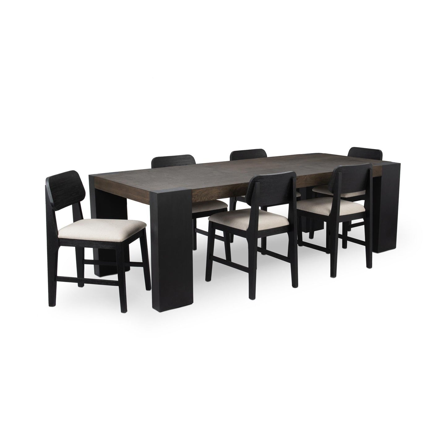 Deaven Rectangle Dining Table - Toasted Brown