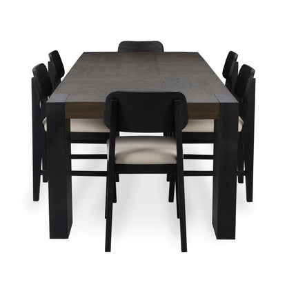 Deaven Rectangle Dining Table - Toasted Brown