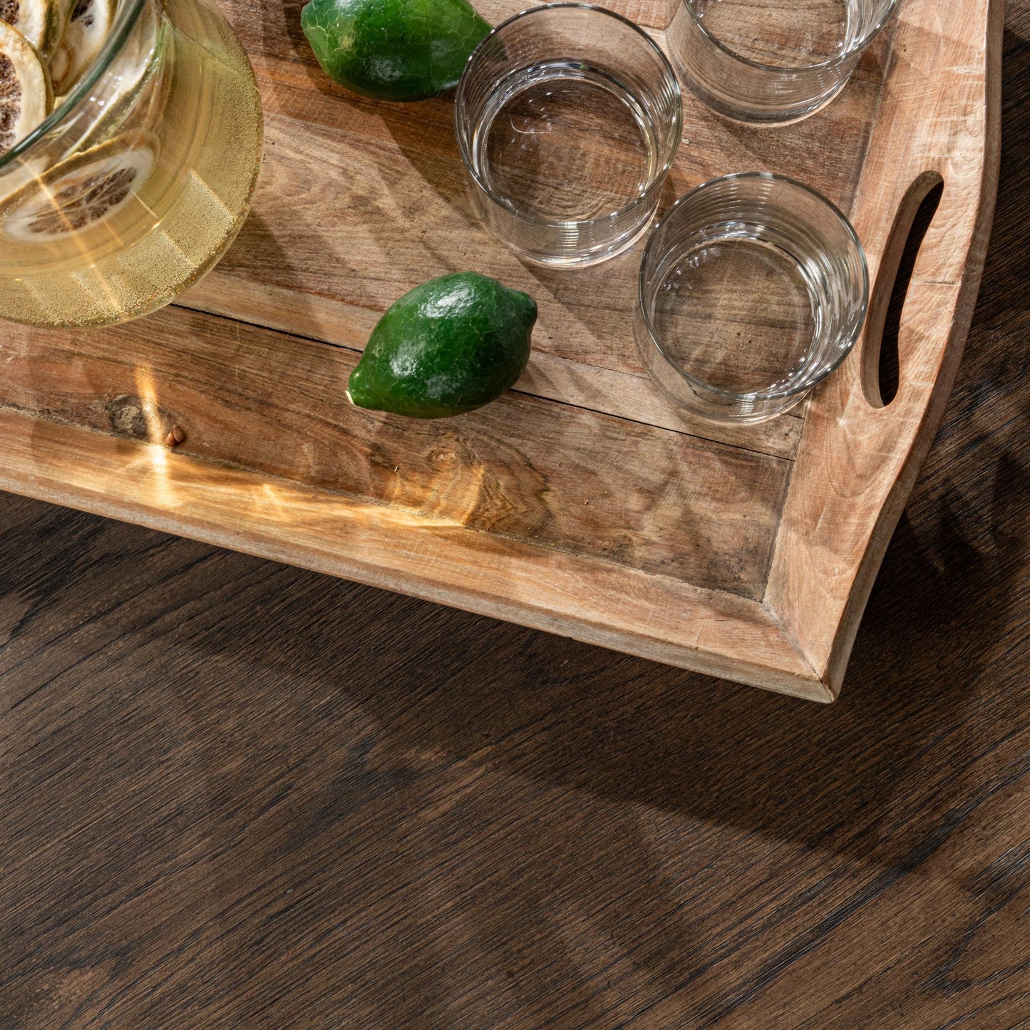 Deaven Rectangle Dining Table - Toasted Brown