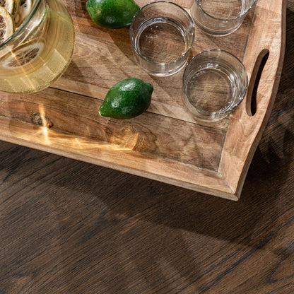 Deaven Rectangle Dining Table - Toasted Brown