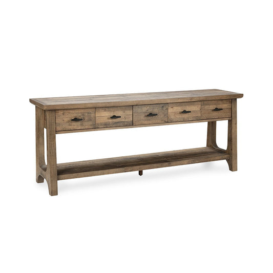 Talladega Rectangle Console Table - Natural Pine