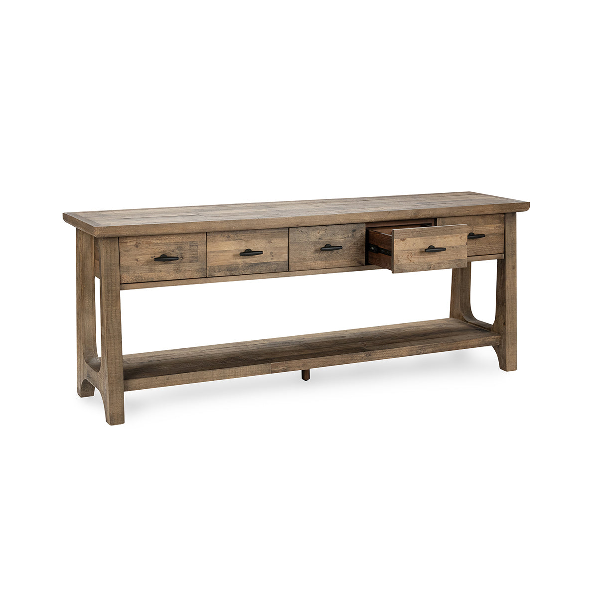 Talladega Rectangle Console Table - Natural Pine