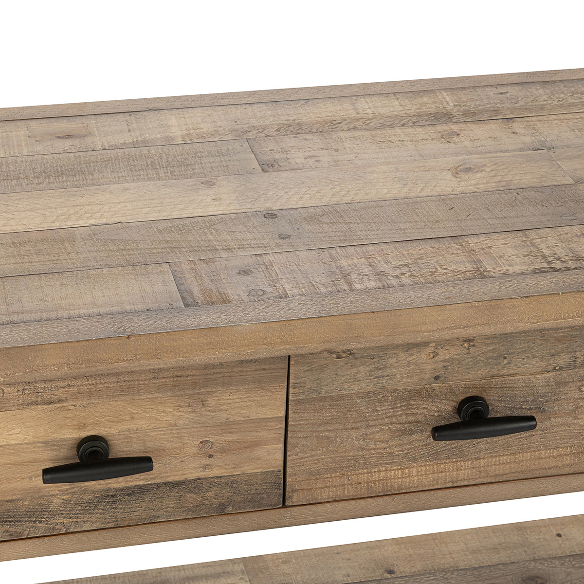 Talladega Rectangle Console Table - Natural Pine